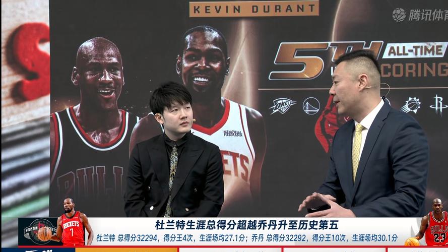 生涯总得分超越乔丹至历史第五！杜兰特笑言：我还有四人需要超越